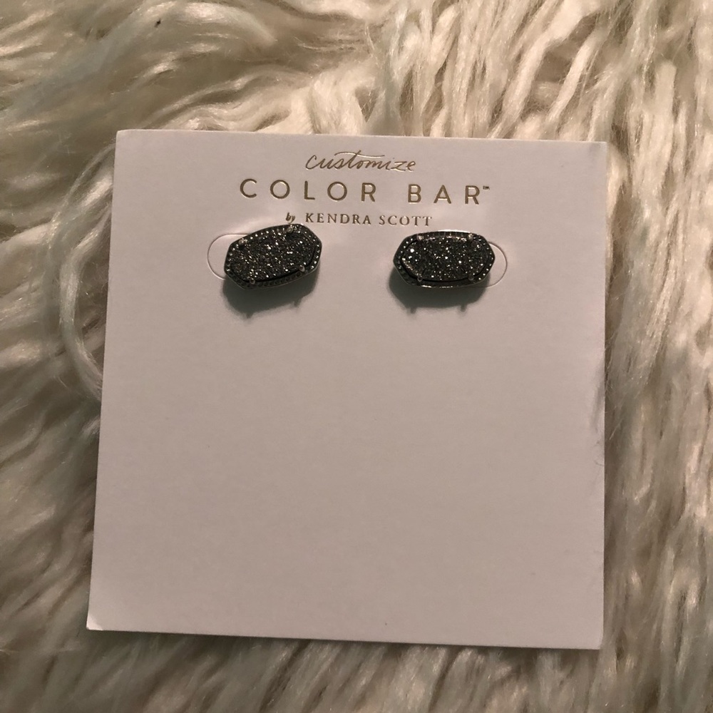 Kendra Scott Ellie Earrings Silver/platinum Drusy